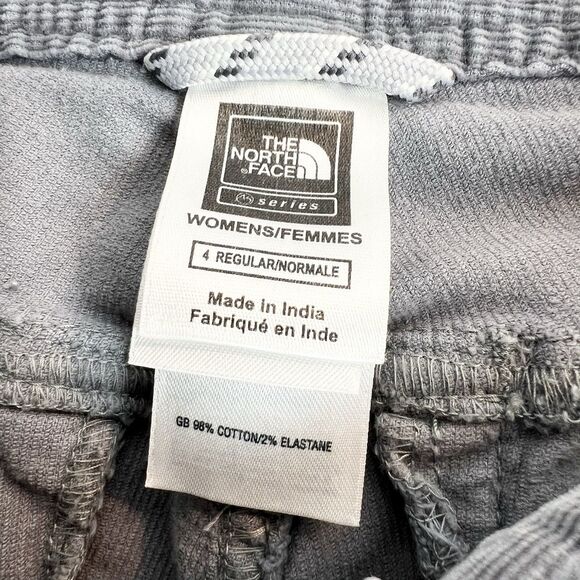 The North Face Gray Corduroy Wide Leg Pants Y2K Vintage Women’s 4 - Picture 4 of 7